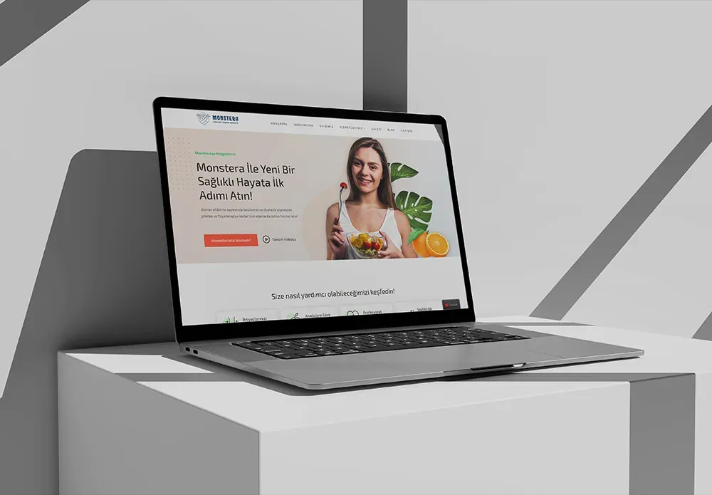 Monstera Saglikli Yasam Merkezi - Web Tasarım Projesi
