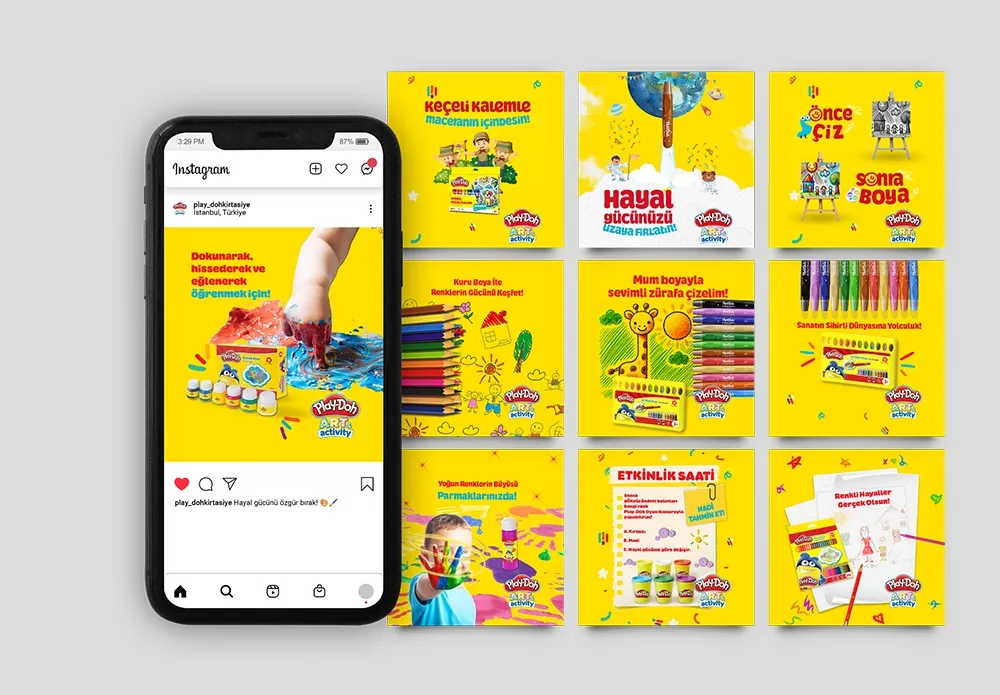 Playdoh Sosyal Medya Yonetimi - Sosyal Medya Projesi