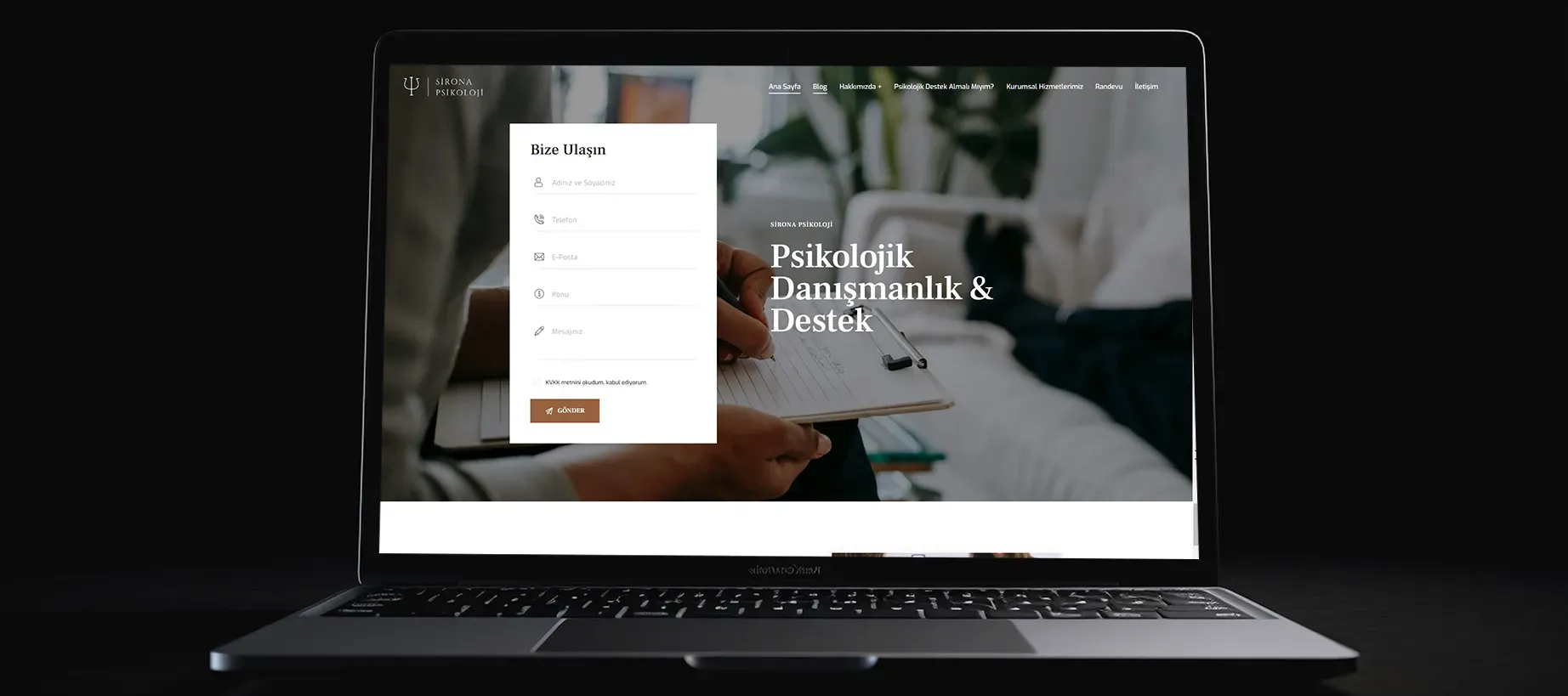 Sirona Web Sitesi - Web Tasarım Projesi