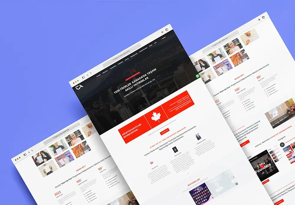 Catalyst İnternational - Web Tasarım Projesi