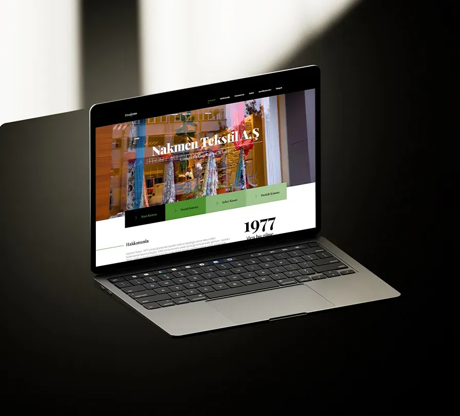 Nakmen Web Sitesi - Web Tasarım Projesi